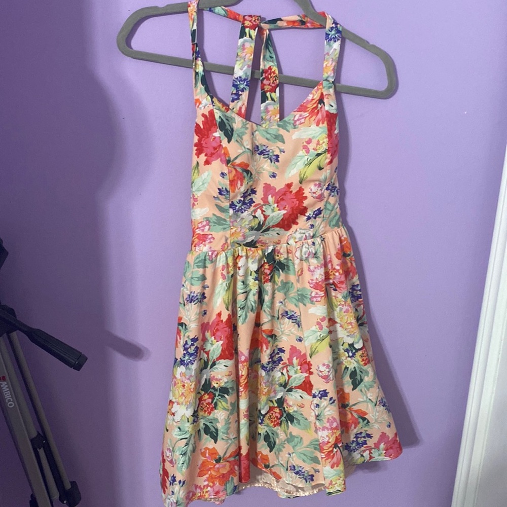 Charlotte Russe Pink Floral Dress